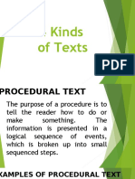 Different Kinds of Text