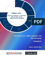 Linux Lite Basic Computer and File Managing Handbook