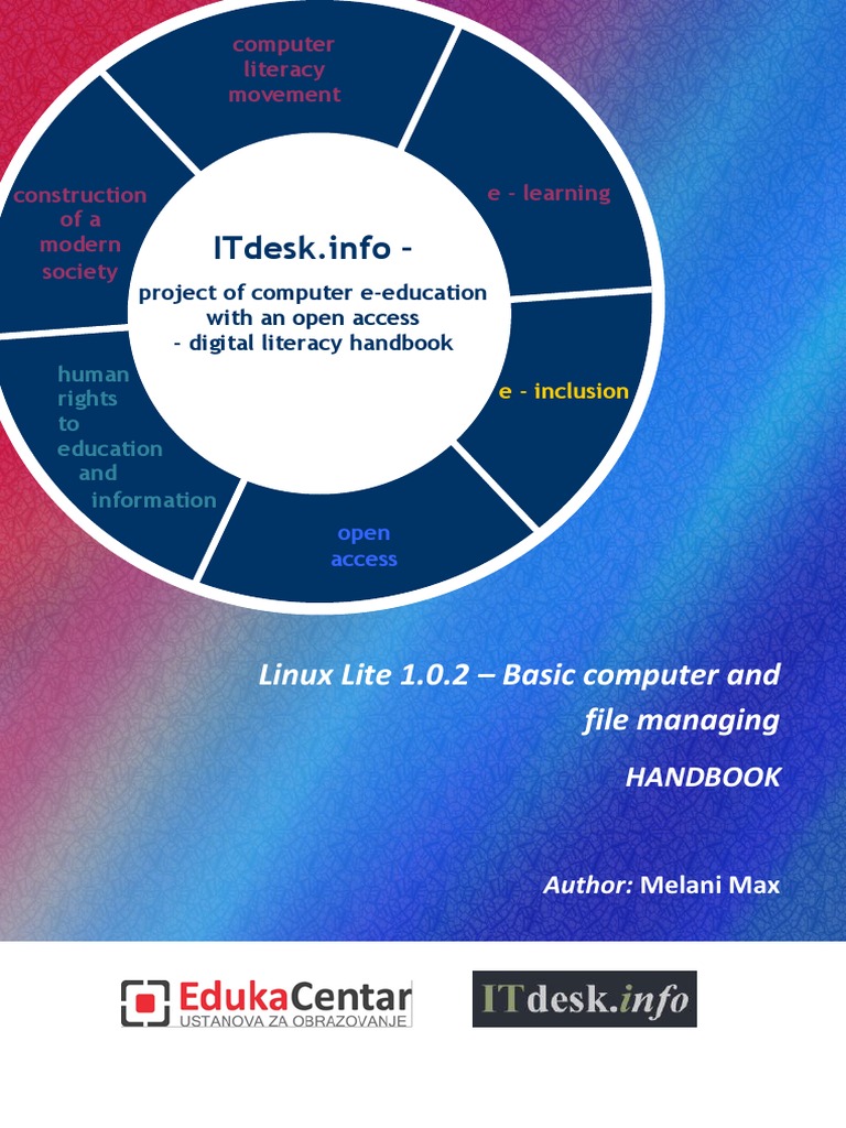 Linux Lite Basic Computer and File Managing Handbook | PDF | Screenshot ...