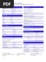 HTML 5 Cheat Sheet: by Via