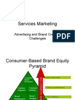 Services Marketing: Advertising and Brand Creation Challenges