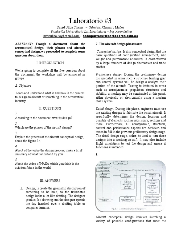 Aircraft Design Process Overview | PDF | Aircraft | Airplane