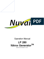 LP 280 Nitrox Generator: Operation Manual