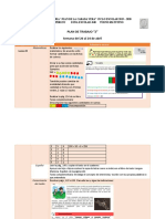 Plan de Trabajo Semana Del 20 Al 24 de Abril