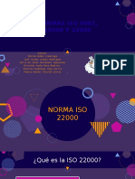 Exposicion de Las Normas ISO 15000,22000,9001