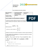 GUIA DE ALGEBRA 2 Imprimible PDF