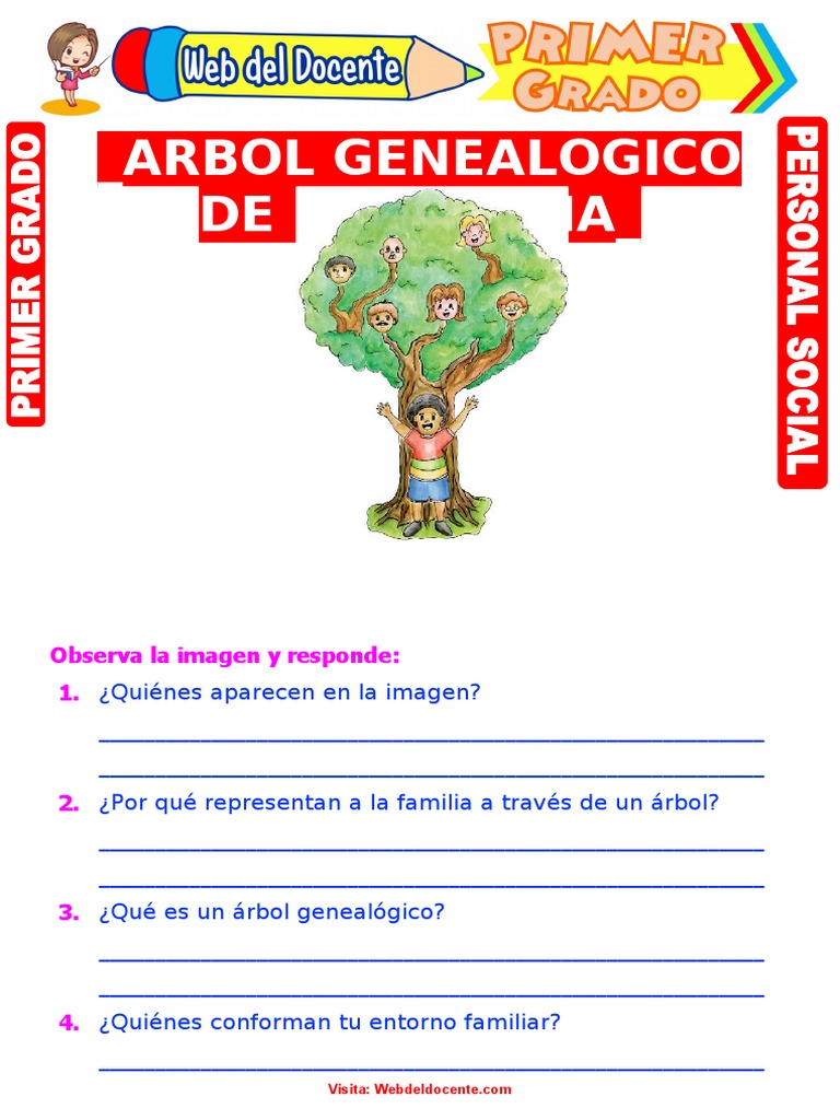 Actividades de Árbol Genealógico para Niños | PDF | Salud y bienestar