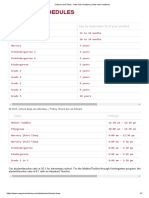 Grades & Schedules: Class Age by September 30 of Year Enrolled