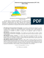 Tipos de Sistemas de Informações Empresariais (SPT, SIG, SAD e SAE) - Fundamentos em Sistemas de Informação