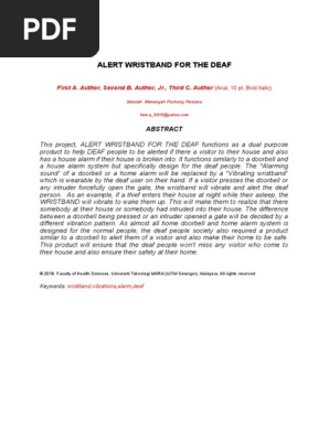ALERT WRISTBAND FOR THE DEAF.docx