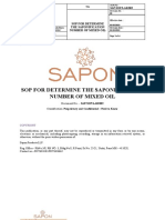 sAPONIFICATION NUMBER OF MIXED OIL.