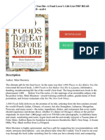 1,000 Foods To Eat Before You Die: A Food Lover's Life List PDF READ Online or Download - Usdvt