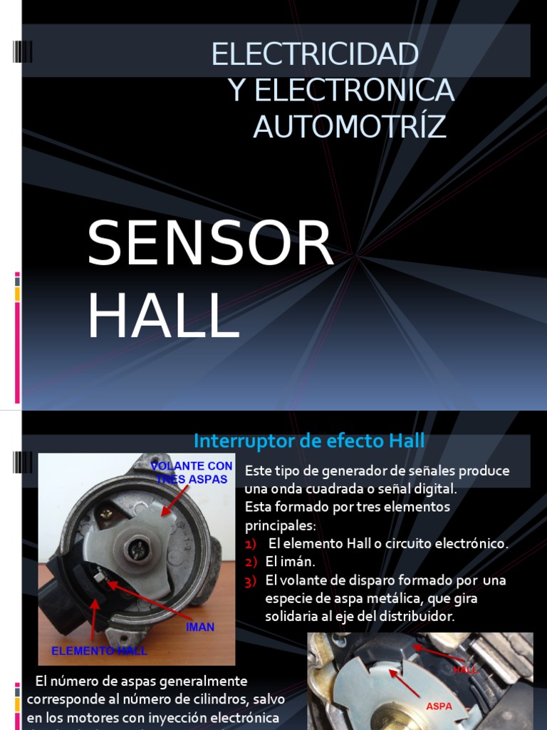 Tema 2 Generador Hall | PDF | Generador eléctrico | Distribuidor
