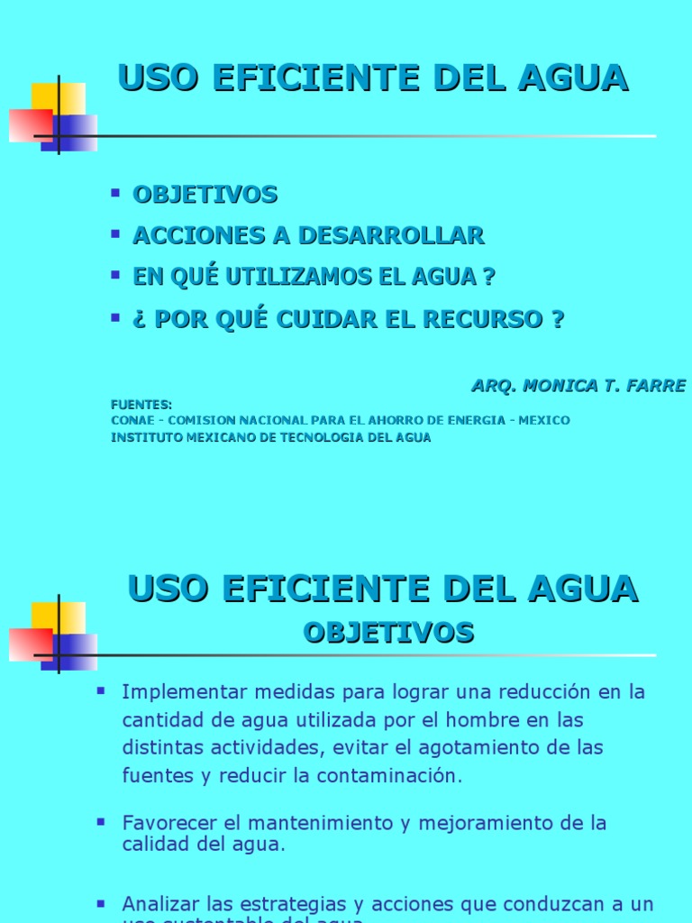 Estrategias para el Uso Eficiente del Agua | PDF | Baño | Uso eficiente ...