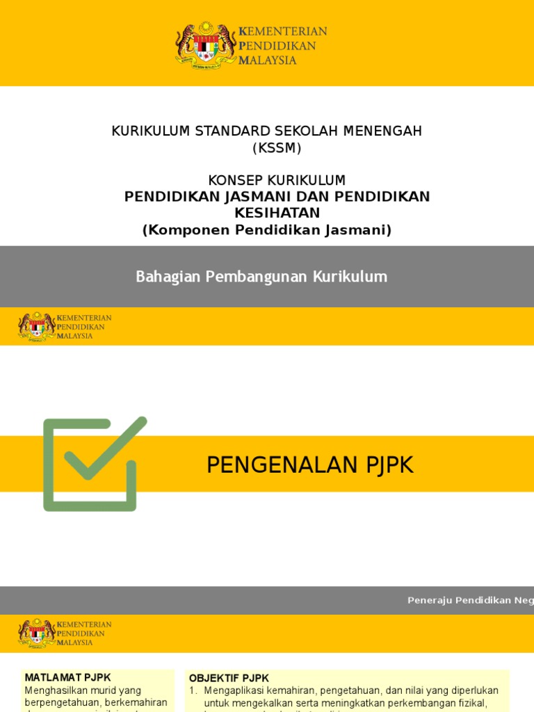Bahagian Pembangunan Kurikulum Kssm Gak Patii