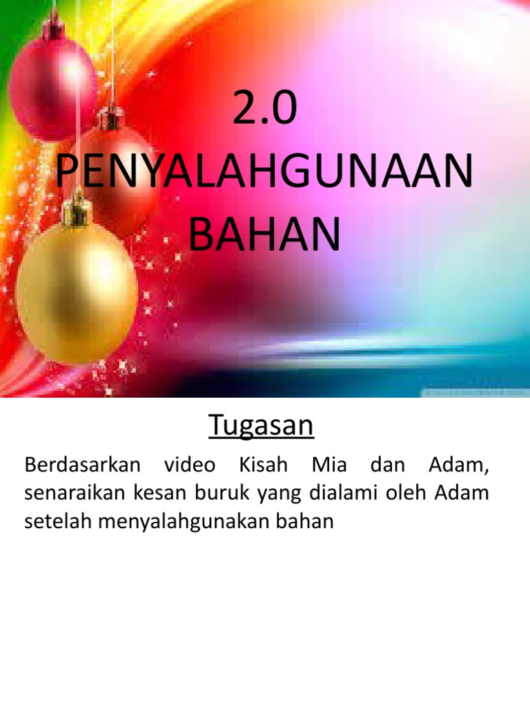 2 0 Penyalahgunaan Bahan Pdf