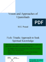 Vision and Approaches of Upanishads: M.G. Prasad