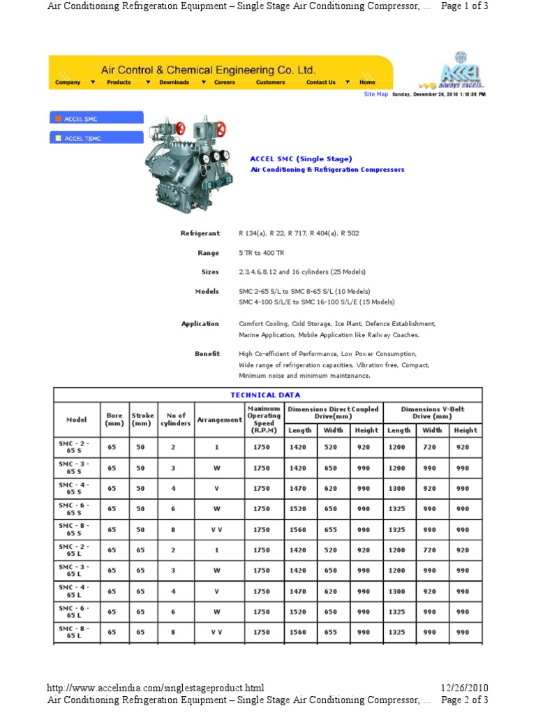 Compressor PDF Air Conditioning Refrigeration