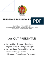 Pengelolaan Sungai Perkotaan: Oleh Dinas PUP&ESDM DIY Disampaikan Dalam Sidang TKPSDA WS POS Magelang, 29 Oktober 2013