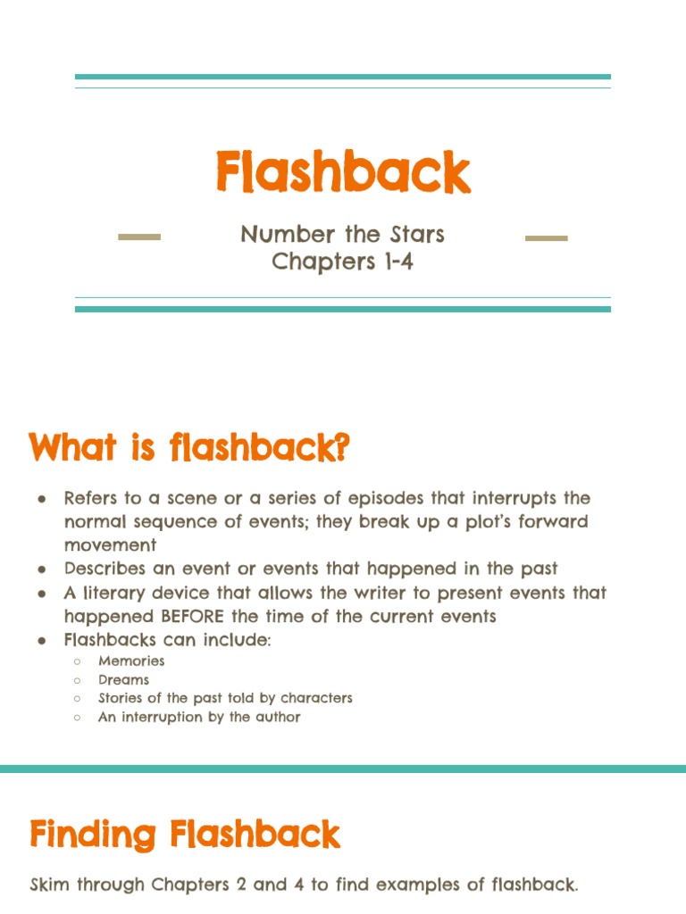 Flashback and Flashforward Presentation \u0026 Digital Escape Room Reading  Activity, image size:768x1024