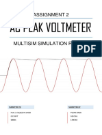 AC peak voltmeter simulation report