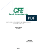 CFE Centro de motores baja tensión