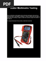 Stator Testing