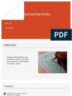 Pruebas de Aprovechamiento PDF