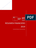 Resumen Financiero - 2019