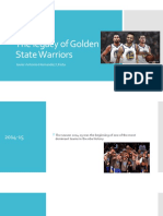 The Legacy of Golden State Warriors: Javier Antonio Hernandez Urista