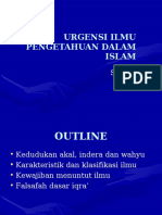 Urgensi Ilmu Pengetahuan Dalam Islam