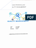 Tugaspendahuluan: Quality Management