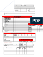 Planilla de Trabajo en Alturas