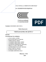 DESPALIZADORA DE QUINUA 2019 - Ultimo 11111111111111111111111