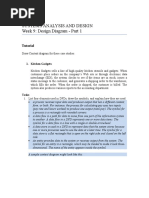 Design Diagram Solution - CD & DFD