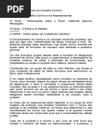 O Conselho Cármico