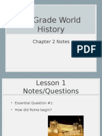 7 Grade World History: Chapter 2 Notes