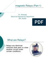 Electromagnetic Relays (Part-1) : Dr. Shahzad Electrical Engineering Department ISP, Multan