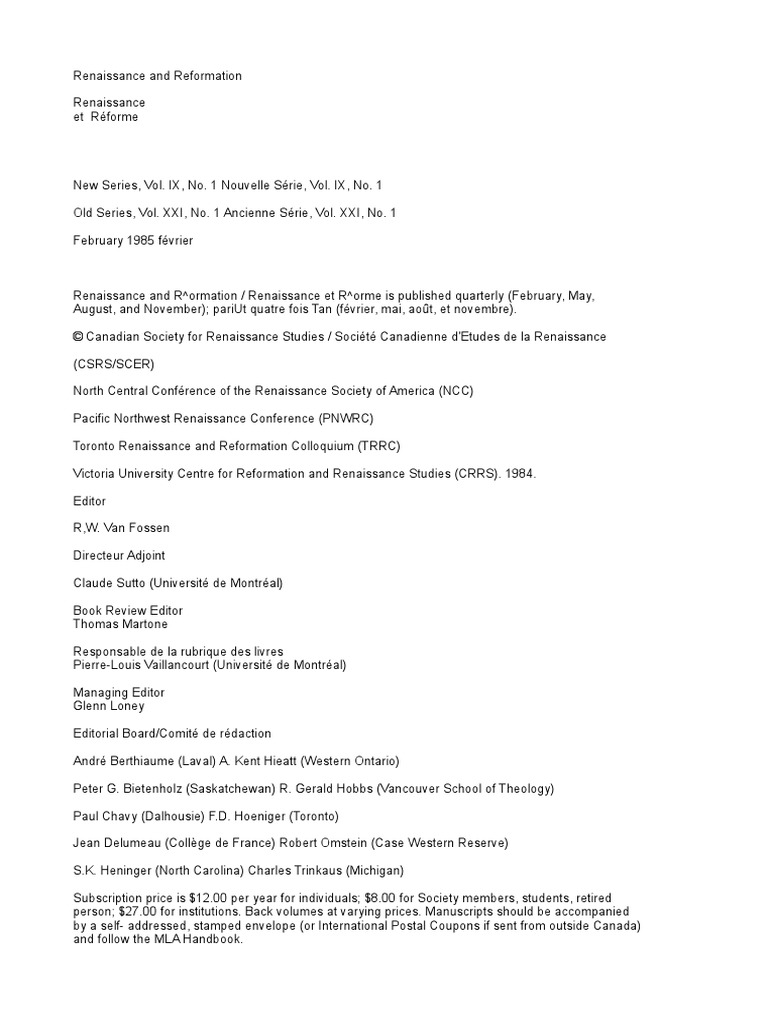 renaissance and reformation pdf florence humanisme