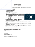 Política económica y empleo en Colombia 2000-2015