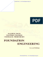 Foundation Engineering by Ralph B.Peck, Walter E PDF