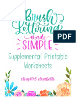 BrushLetteringMadeSimple Worksheet PDF