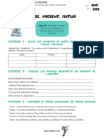 Fiche+conjugaison+CM1 CM2 Passe Present Futur PDF