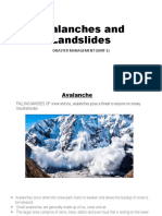 Avalanches, Landslides
