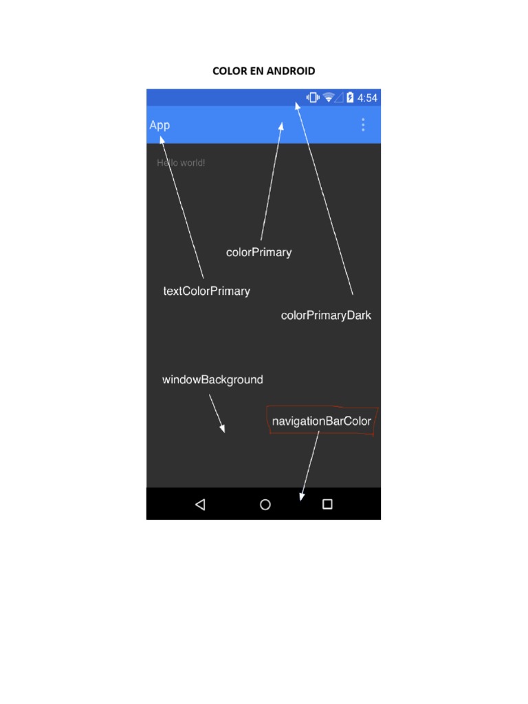 Colores en Aplicaciones Android | PDF | Arte | Tecnología