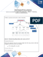 DESARROLLO Guía de Actividades y Rúbrica de Evaluación - Tarea 1 - Vectores, Matrices y Determinantes