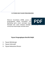 4.3 Fungsi Dan Tujuan Pengungkapan