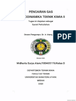 PENCAIRAN GAS PROSES LINDE - Widharta Surya Alam - Termodinamika Teknik Kimia