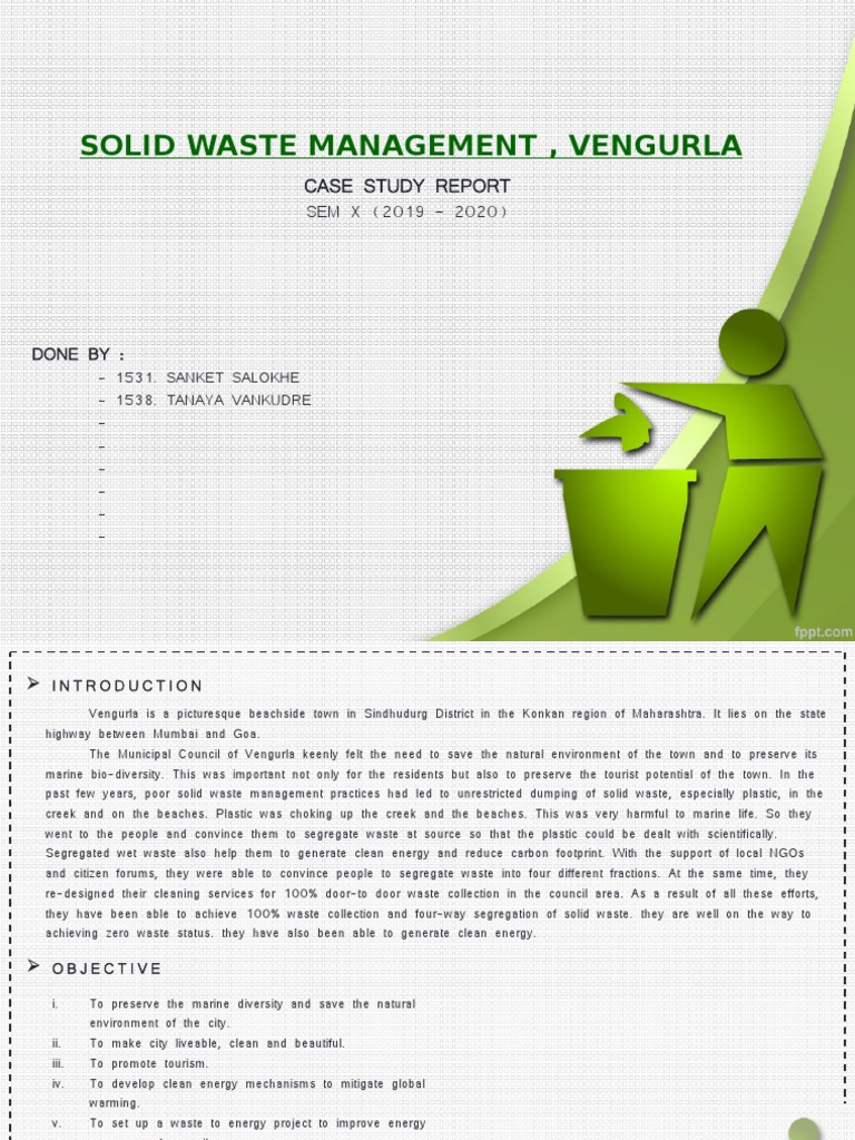 Solid Waste Management - Vengurla - Case Study Report | PDF | Waste ...