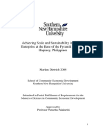 Achieving Scale and Sustainability in a Social Enterprise - Case Study of the Hapinoy Program in the Philippines